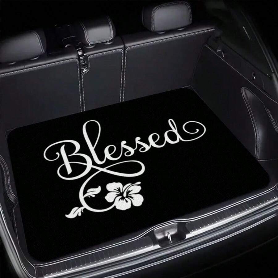 Fit Car Trunk Liner Compatible For SUV, Sedan, Crossover & Off-Road Vehicles - Heavy-Duty All-Weather, Easy-Clean Trunk Mat, Trunk, Cargo Liner (Fits Most)