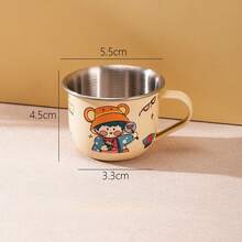 1个316L不锈钢卡通杯，小容量派对杯，儿童杯，果汁杯，咖啡杯，日常小容量杯 - 彩色 - 查看 12