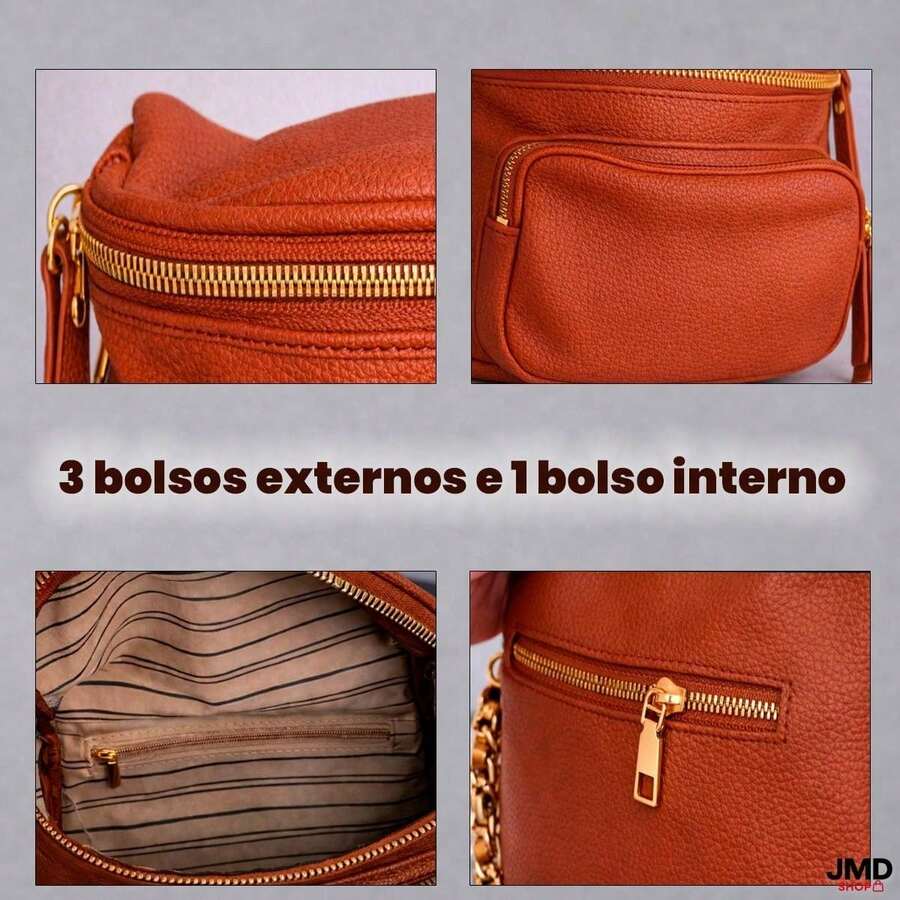 Compact Women's Handbag With Elegant Design And Smart Organization. - Brown - View 1