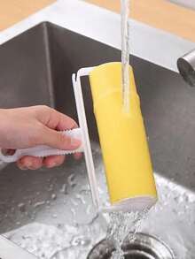 Rodillo limpiador de pelo de mascota multifuncional, herramienta de limpieza de sofá, rodillo reutilizable para pelo de mascota con súper adherencia, raspador portátil de alfombra, para uso doméstico, lavable - Multicolor - Ver 11