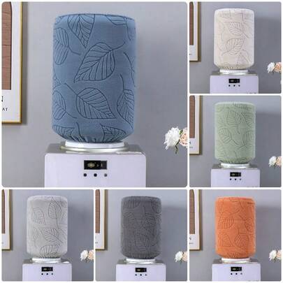 1 pieza Funda universal elástica y de alta estirabilidad para dispensador de agua, cubierta antipolvo reutilizable para la apertura superior del barril, regalo del Día de la Madre, decoración de dormitorio, jardín, decoración de cocina, verano, playa, artículos esenciales de viaje, decoración de habitación, suave, graduación