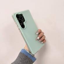 Luxury Candy 2合1 磨砂硬殼手機保護殼，相容 S26 Ultra S25 Ultra A57 A37 A56 A55 A54 A53 A35 A17 A07 A27 A36 A26 A16 S25 FE - 青色 - 查看 8