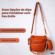 Compact Women's Handbag With Elegant Design And Smart Organization. - Brown - View 4