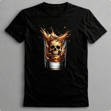 Suffix Skull T-Shirt Premium Shirt 100% Cotton Promotional Price Men's Women's Casual T-Shirt Streetwear - BLACK-EST 06 - 查看 8