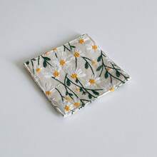 Embroidered Linen Cup Coasters, Household Dining Mats, Square Fabric Tea Table Coasters, Placemats, Heat Insulation Pads, Coffee Cup Mats, Tabletop Mats - Multicolor - View 15