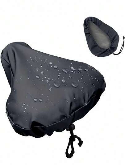 户外自行车座垫防雨罩，防水防晒防尘，男女通用，适用于大多数车座，是山地车、城市车和公路车的理想之选，适合各种天气，保持座垫干燥清洁，运动骑行自行车配件