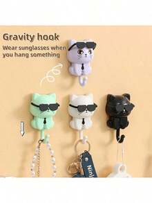 1 Móc Treo Tường Hình Mèo Hoạt Hình Dễ Thương Mới, Chống Thấm Nước, Không Mối Nối, Móc Treo Trang Trí Phòng Ngủ/Phòng Khách, Móc Dán, Giá Treo Khăn, Trang Trí Tường, Móc Treo Quần Áo, Móc, Giá Treo Đồ, Chuẩn Bị Cho Năm Học Mới, Giá Lưu Trữ, Giá Sắp Xếp, Giá Để Chìa Khóa, Giá Treo Chìa Khóa Tường, Móc Treo Chìa Khóa, Móc Dán, Móc Treo Cửa, Trang Trí Phòng Ngủ, Phụ Kiện Nhà Bếp - Nhiều màu - Xem 13