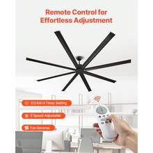 Ceiling Fan - 8 أجنحة من الألومنيوم - مشاهدة 5