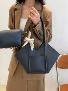 Large-Capacity Fashionable Retro-Style Versatile Women's Bag, 2026 New Model, High-End Mother-And-Daughter Style Crossbody Bag - Black - View 11