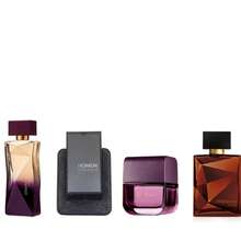 Kit Of 4 Perfumes: 1 Essencial Exclusivo Women's Perfume, 1 Essencial Intenso Men's Perfume, 1 Ilia Secreto Perfume, 1 Homem Coragio Perfume. - 木質香調 - 查看 3