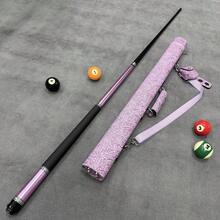19盎司，58.86英寸紫色女士台球杆套装，12毫米杆头，室内休闲台球运动配件 - 紫丁香色 - 查看 2