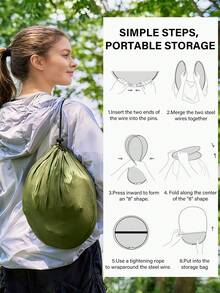 URBANWAVE 带蚊帐的露营吊床 - D - 查看 7