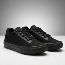 Basic Unisex Sneakers For Casual Wear With A Simple And Versatile Design. - All Black - 查看 7