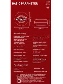 Coca Cola T13 真无线蓝牙耳机，半入耳式设计 | 13mm 动圈单元 | ENC 主动降噪 | 蓝牙 5.4 | 15 小时播放时间 | 触控操作 | Type-C 快速充电 - 均碼 - 查看 11