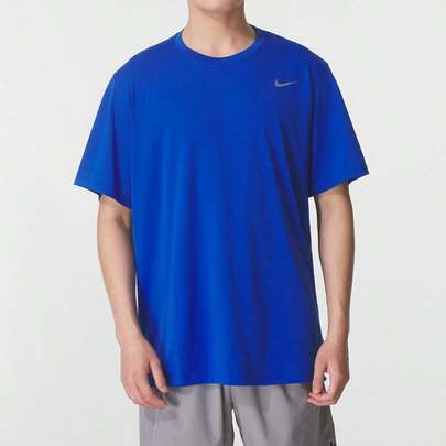 Nike TM LEGEND SS CREW ZTS Short Sleeve T-Shirt, Round Neck, Loose Fit, Blank Design, For Men Fitness & Running
