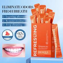 20支装，每瓶10毫升，西瓜/薄荷味漱口水，清新口气，美白牙齿，餐后漱口去除牙渍。 - 多種口味 - 查看 12