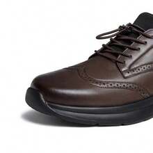 CAMEL CROWN Men's Loafers, Comfortable Casual Men's Soft Bottom Business Leather Loafers - Brown - View 2