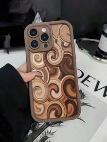 おしゃれなスマホケースfor  16 Pro Max/16 Plus/16 Pro/16/15 Pro Max/15 Plus/15 Pro/15/14 Pro Max/14 Plus/14 Pro/14/16E/13 Pro Max/13 Pro/13/12 Pro Max/12 Pro/12/11 Pro Max/11 - 冷たいコーヒー色 - チェックする 1