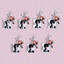 EN/HYPEN K-Pop Boy Band Acrylic Keychain Pendant, High-Quality Decorative Keychain Accessory, Ideal Gift For Friends - Multicolor - View 1
