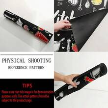 (¡Hot !!) 1 pieza Protector de estufa plano 2D y tapete de goma antideslizante resistente al calor adecuado para estufa de inducción, estufa de vidrio y tapete multifuncional antiarañazos, también se puede usar como horno, lavadora, secadora y decoración de cocina, la mejor opción. - Multicolor - Ver 7