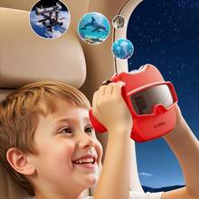 3D立体眼镜玩具，儿童益智探索玩具，新款3D立体眼镜，卡通、海洋、昆虫、恐龙、动物观察眼镜，3D图像相机，探索相机玩具，适合家庭、露营、公园、花园、野餐，适合3岁以上男孩女孩，无需电池 - 彩色 - 查看 4