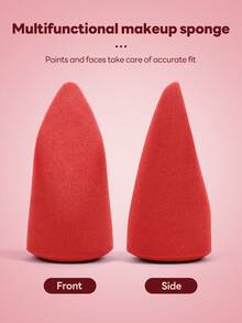 MAANGE 1个多功能化妆海绵，可湿用，柔软亲肤，方便携带。非常适合旅行、化妆、家居装饰、梳妆台、卧室、化妆品、粉扑、化妆海绵等。价格实惠，是圣诞节或节日小礼物、赠品、旅行、平价好物、旅行必备品的理想之选。 - 紅色 - 查看 12