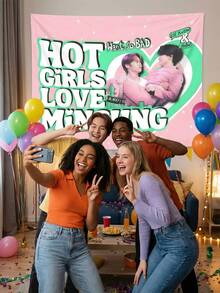 1件SKZ“Know Hot Girls”演唱会横幅，珉星KPOP旗帜，SKZ 2025/2026巡演周边，礼品创意，生日礼物及演唱会周边，房间装饰，墙面装饰，节日派对用品，拍照道具 - 彩色 - 查看 9