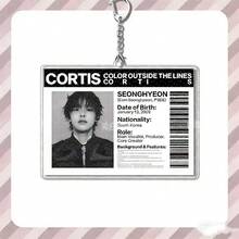 CORTI/S K-Pop Boyband Member Acrylic Cute Keychain, Backpack Charm, Gift - Multicolor - View 11