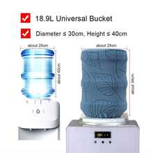 1pc Universal Water Dispenser Cover Water Dispenser Bucket Sleeve High Stretchy Elastic Barrel Cover Household Dustproof Upper Opening Reusable Dust Cover - Multicolor - View 5