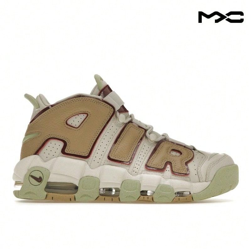 Air More Uptempo 'Light Bone Alligator' Cream Limestone Dark-Beetroot Sneakers Women DX8955-001 - Nhiều màu - Xem 1