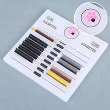 Khay nối mi acrylic, miếng lót hứng keo, tấm acrylic nối mi, miếng lót mi, dụng cụ nối mi, khay tháo mi giả, miếng lót hứng keo, tấm acrylic nối mi, miếng lót phẫu thuật nối mi - Nhiều màu - Xem 2