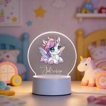 1pc Personalized Name Night Light, Children's Birthday Gift Customization, Friend Custom Gift, Bedroom Decor Customization, Party Decor Customization, Party Decor, Custom Moon Night Light, Back To School Gift - Black - View 64