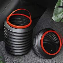 Car Trash Can, Auto Accessories, Car Supplies, Women's Car Accessories, Car Essentials, Auto Parts, Car Interior Accessories, Women's Car Interior Accessories - Black - View 13