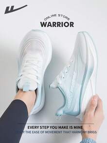 WARRIOR 女式时尚复古运动鞋，春夏舒适跑步鞋，简约休闲又不失时尚感，四季皆宜，耐磨耐穿，适合全天穿着的训练鞋，软底设计。 - 白/藍 - 查看 8