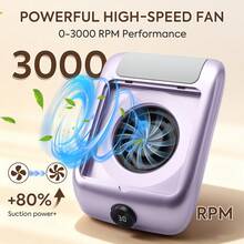 Professional Nail Dust Collector With Charge Display Nail Removable Filter Nail Vacuum Cleaner For Manicure Salon Tools - 白色 - 查看 5