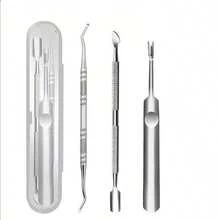 3/4pcs Metal Cuticle Pusher Set, Nail Cleaner, Cuticle Care, Cuticle Remover Tool, Nail Scraper Cleaning Tool, Cuticle Pusher For Nail And Toe Nail Care - Hand and Foot Care Tools - View 10