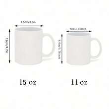 1Pc Personalized Family Photo Mug – Custom Image Upload & Text Ceramic Coffee Cup, DIY Design Double-Sided Printed Drinkware, Warm Family Keepsake Gift For Parents, Kids & Grandparents, Birthday, Christmas & Holiday Present, Home Office Use - Multicolor - View 7