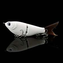 16g 2-Section Soft Lure Bait, Bionic Lure Body Without Hook, DIY Color ABS Sea Fishing Multi-Section Blank Bionic Bait - White - View 7