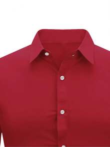 5-Pack Plus Size Men's Business Elegant Solid Color Long Sleeve Shirts - Casual Multi-Function Button-Down Collar Suitable For Outings And Parties - Plus Size Men's Shirts - Formal Plus Size Men's Clothing - Office Wear - Professional Attire - Classic Collar - Fashionable Plus Size Men's Wear - 混合色1 - 查看 7