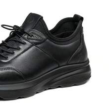 CAMEL CROWN Men's Loafers,Comfortable Casual Men's Leather Soft Sole Business Loafers Leather Shoes - Black - View 4