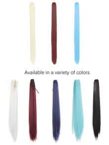 30-Inch Multifunctional Cosplay Ponytail Wig With Large Hair Clip, Suitable For Cosplay - Multicolor - View 6