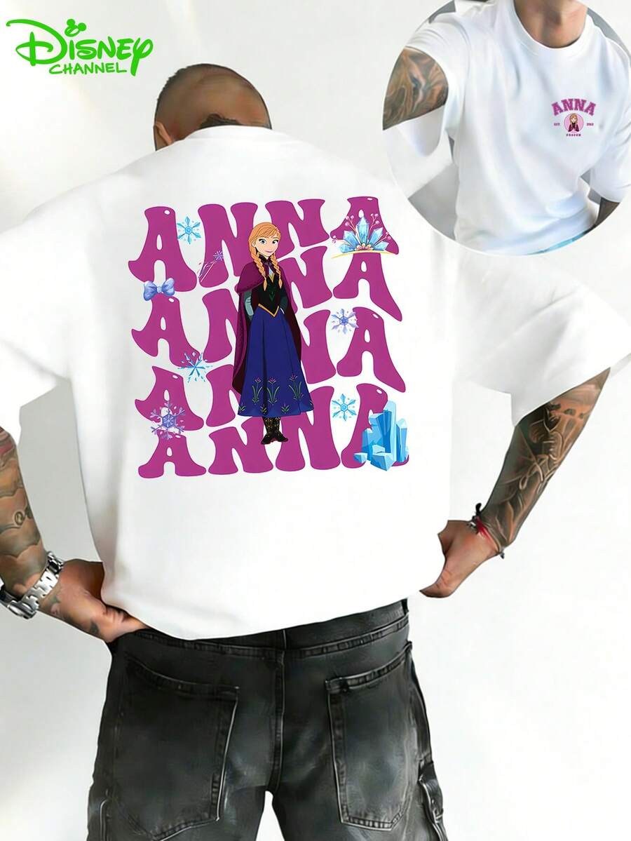 Disney Officially Authorized | Classic Princess Aisha T-Shirt For Disney Fans, Frozen Fans, Clean Girl Aesthetic, Stylish And Versatile. - White - View 1