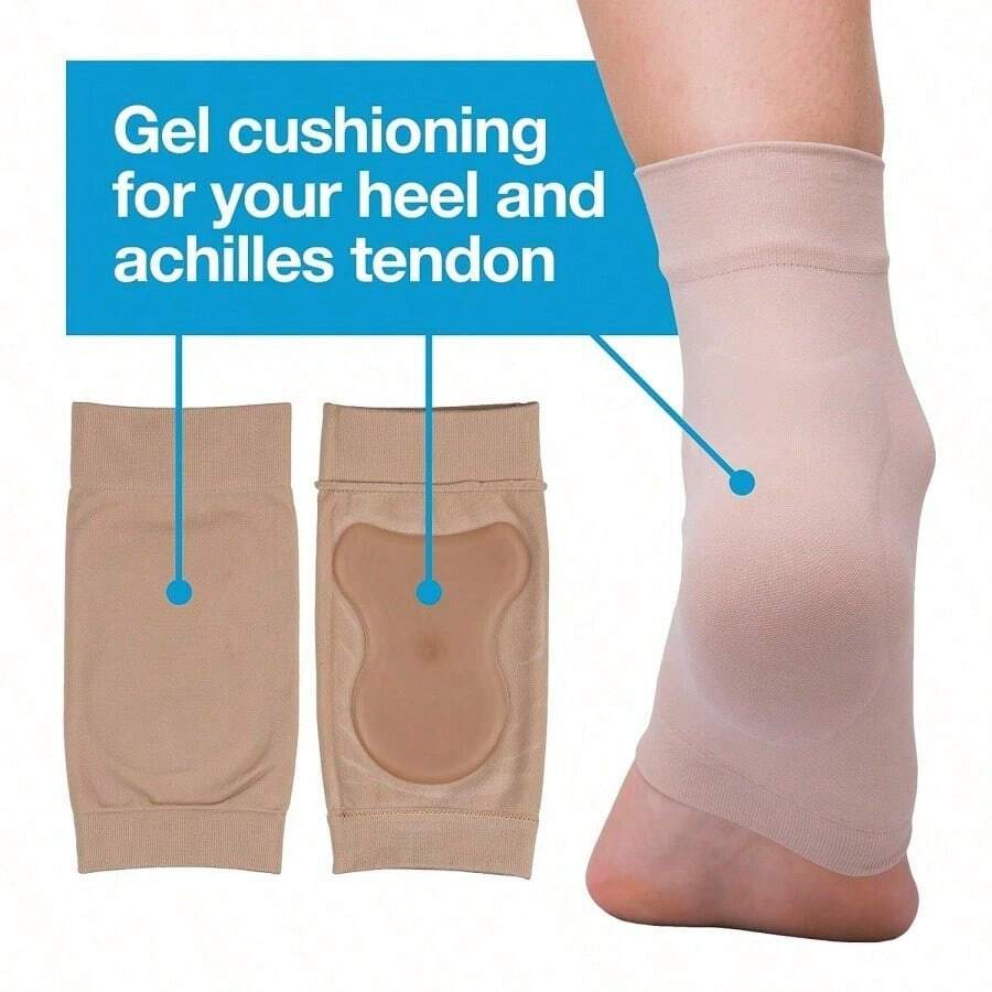 1pc Moisturizing Ankle Pad, Breathable Anti-Slip Comfortable, Ankle Joint Support, Suitable For Running, Skating And Hiking, Unisex Ankle Support Brace (Single) - Multicolor - View 1