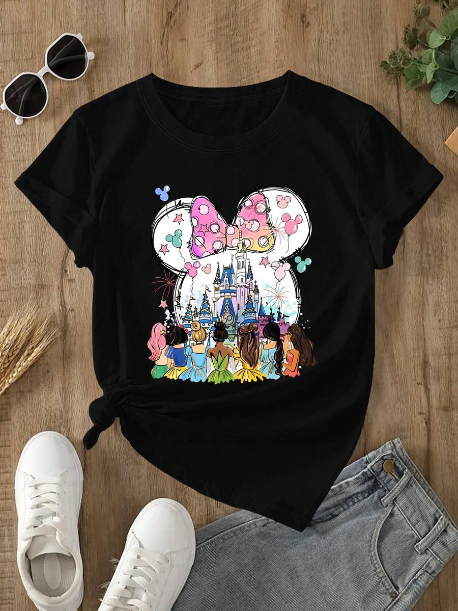 Disney Women T-Shirts - màu đen - Xem 1