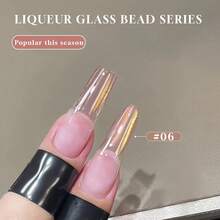 MIANEL 12ml 春季美甲水晶玻璃珠猫眼凝胶指甲油 2026 新款春季美白闪粉绿色猫眼指甲油蓝色美甲 UV灯高密度春季美甲 - 彩色 - 查看 9