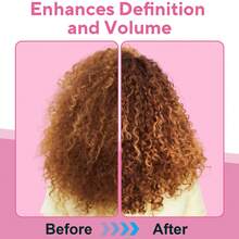 Curl Defining Brush, Curly Hair Brush For Curls Waves & Coils, Define, Volumize, Detangle Women Girls Curls, Reduce Hair Pulling Frizz, Fun Cat-Head Design, 1PCS - 紫羅蘭色 - 查看 3