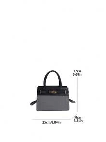 Exquisite, Luxurious And High-End Small Square Bag With Simple And Versatile Design, Modern Style Crossbody Bag, 2026 New Model, Women's Daily Bag - Black - View 3