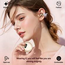 Phụ kiện không thể thiếu cho hoạt động leo núi ngoài trời! Tai nghe chụp tai phổ biến với thiết kế thanh lịch và tinh tế, phù hợp với môi trường ngoài trời. Hỗ trợ sạc nhanh Type-C giúp sạc đầy pin nhanh chóng, thời lượng pin dài hỗ trợ leo núi cả ngày, màn hình LED hiển thị rõ mức pin. Cho phép bạn nghe được âm thanh xung quanh trong khi thưởng thức âm nhạc, đảm bảo an toàn và thoải mái. Khám phá niềm vui leo núi mới! - Tai nghe phụ kiện hình bướm - Xem 6