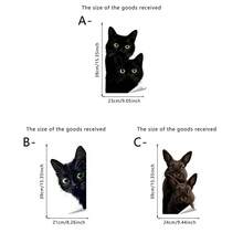 1/3pcs Summer Black Cat & Rabbit Window Stickers, Removable Gel-Free Static Cling Transparent Film, Cute Animal Decor For Bedroom And Living Room - Animal Window Stickers - View 14