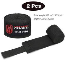 2pcs 3 Meters/5m Boxing Handwraps Elastic Muay Thai Bandages Handguards Martial Arts Training Wraps For Men & Women - Multicolor - View 19